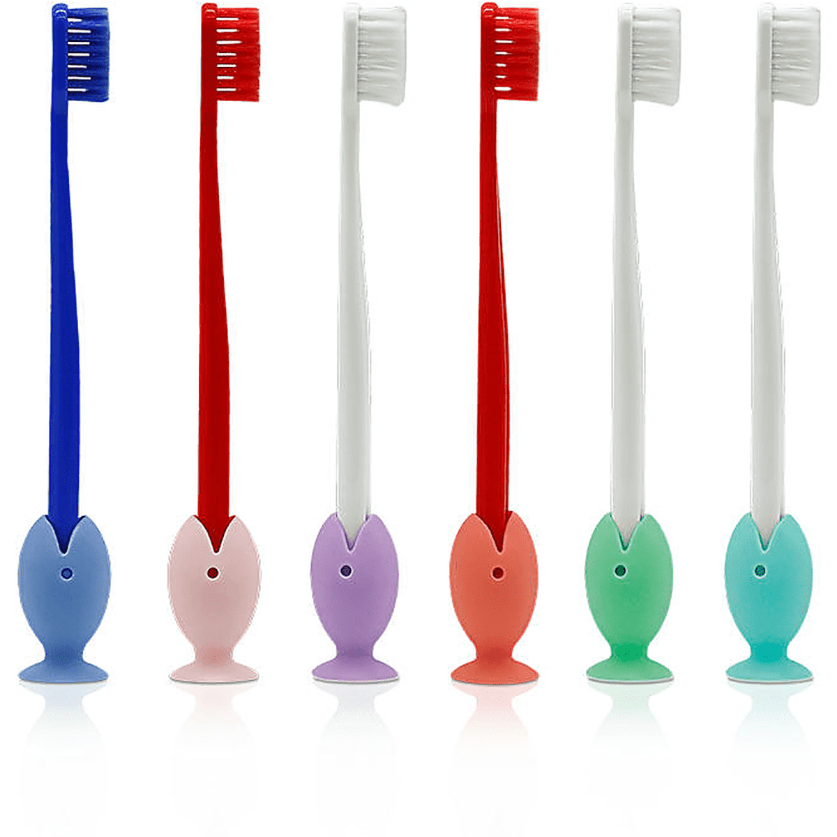 Fish Shape Toothbrush Holder with Suction Base