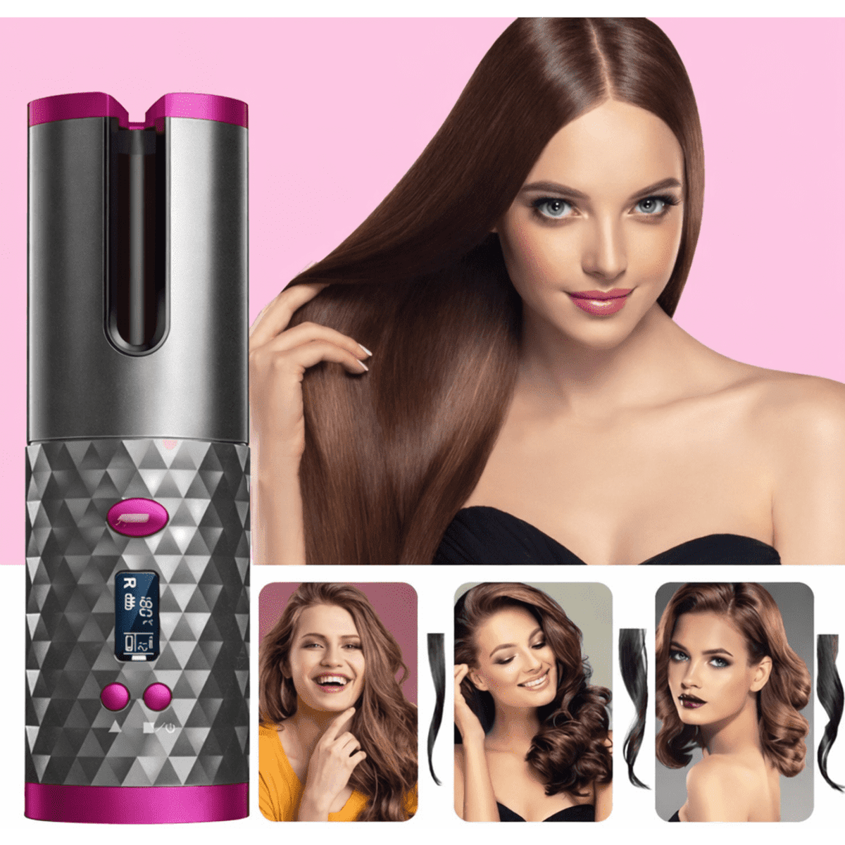 Portable Automatic Hair Curler