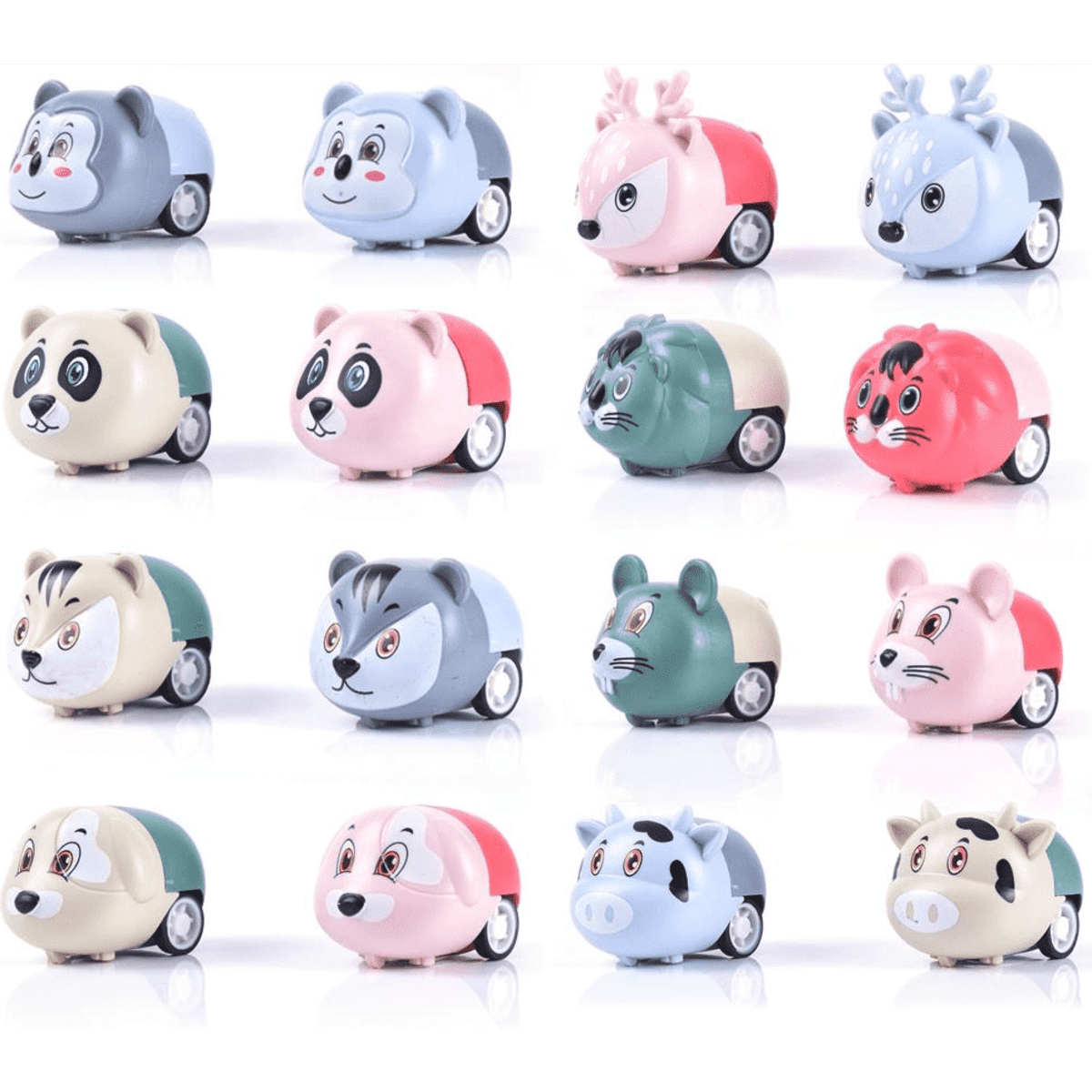 Mini Cute Animal Pull-Back Toy Car