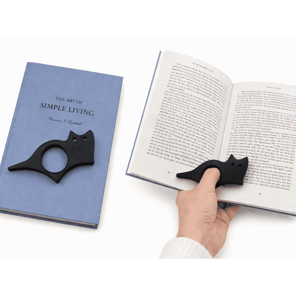 Cat Shape Finger Page Holder