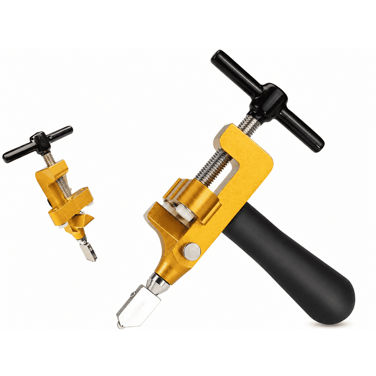 Tile Glass Cutter Clamp Tool with Adjustable Screw & Ergonomic Handle