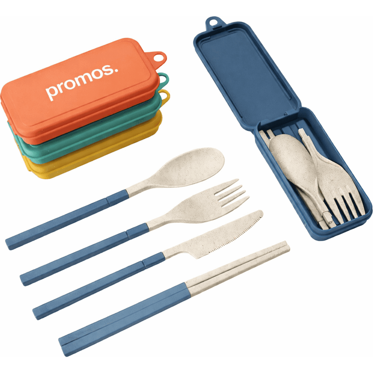 Portable Wheat Straw Cutlery Set