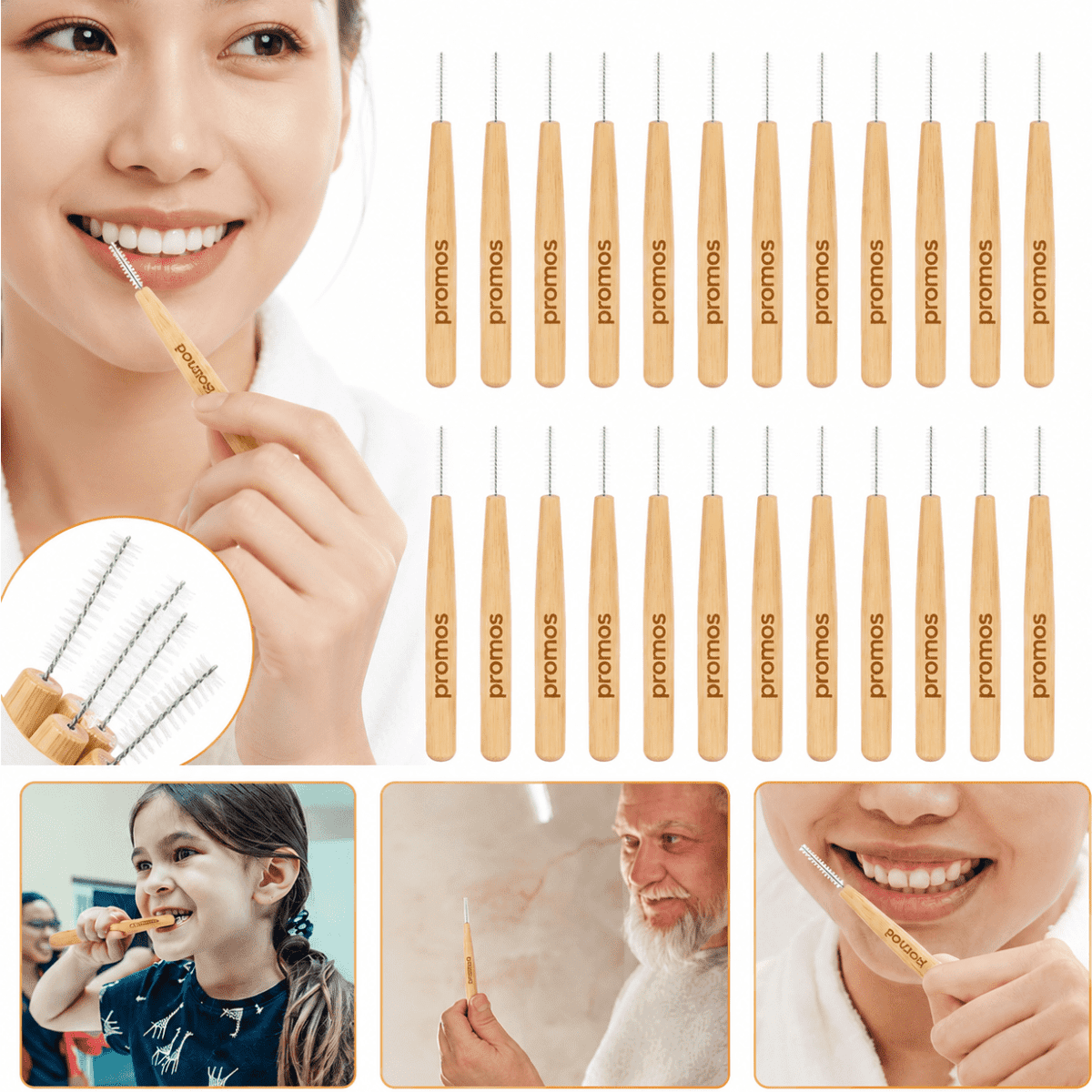 Bamboo Interdental Brush