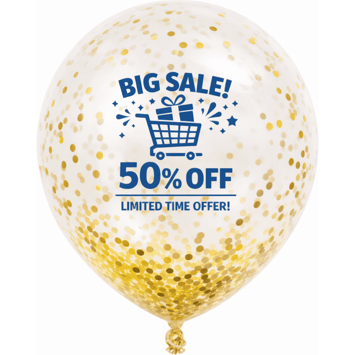 Confetti Sequin Latex Balloon