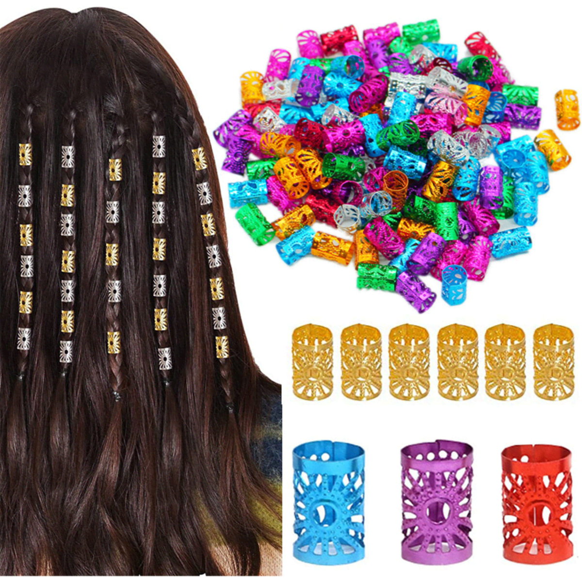 Hollow Hair Braid Ring