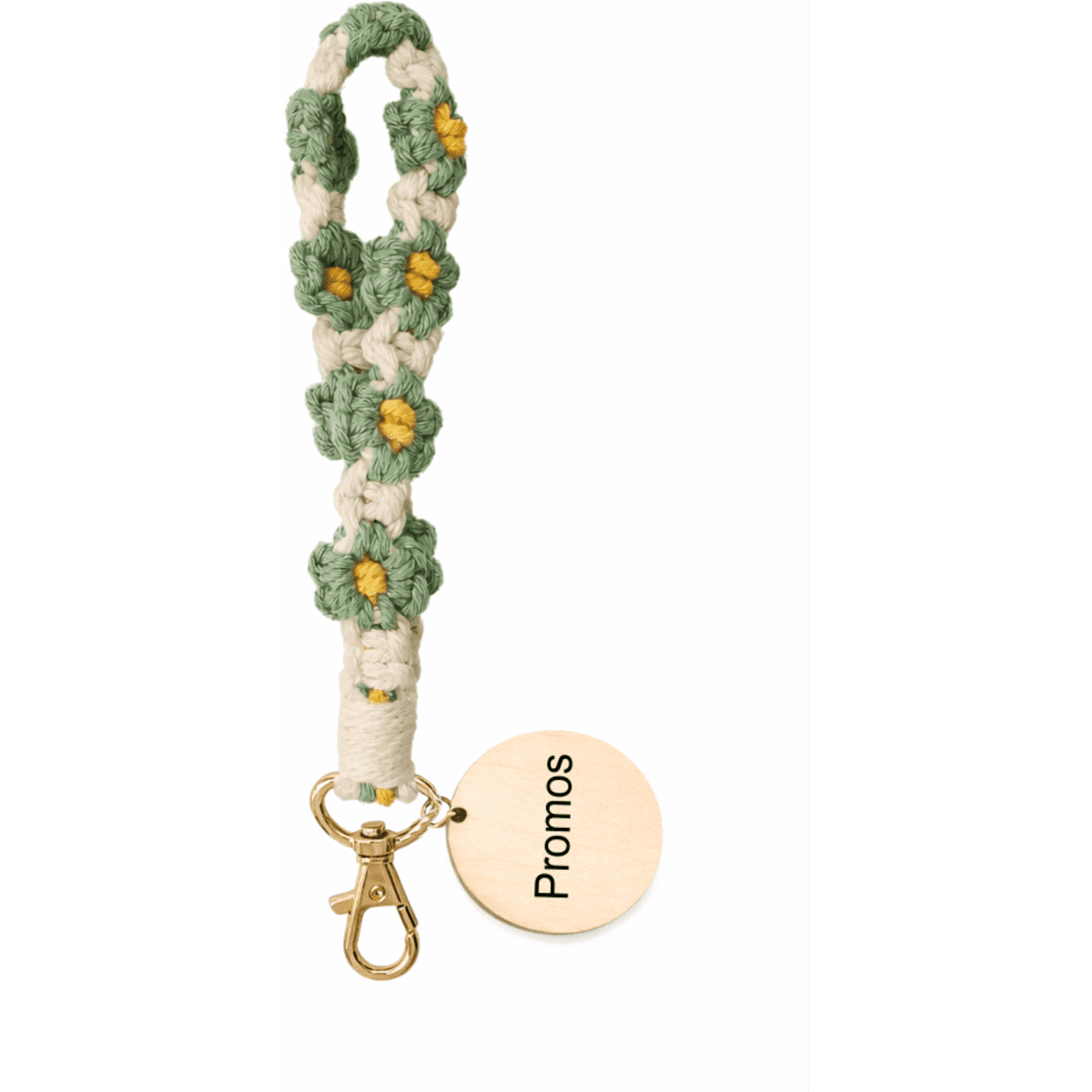 Handmade Macrame Flower Keychain