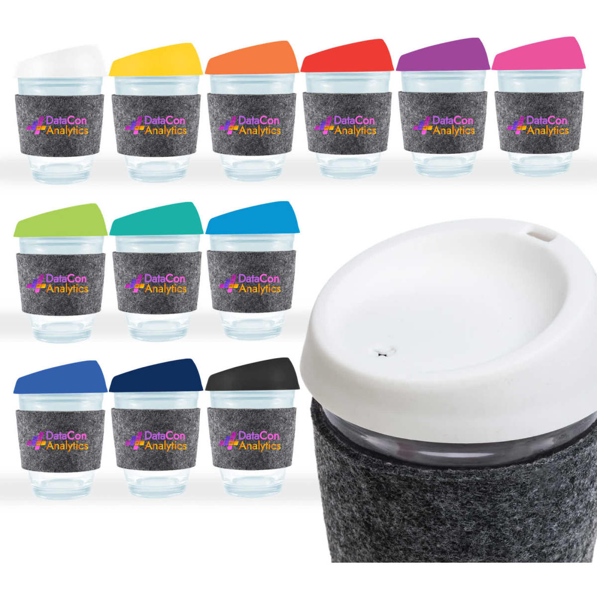Vienna Coffee Cup / Silicone Lid / RPET Band