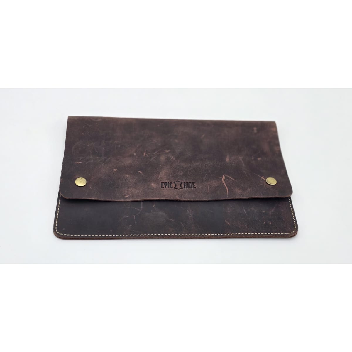 Leather Document Wallet Small