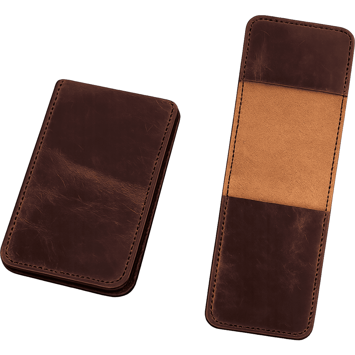 Leather Flip Top Notepad Cover