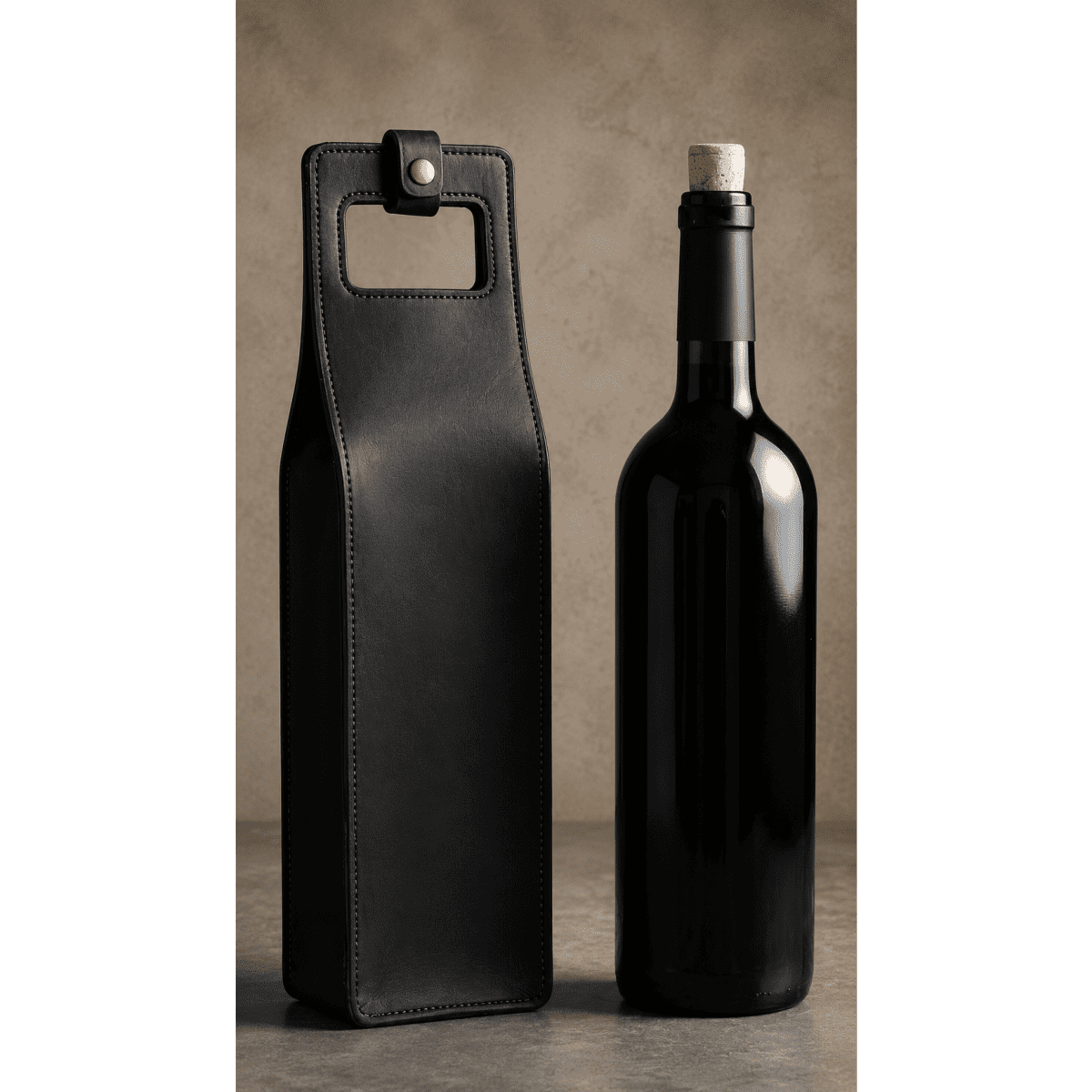 Leather Wine Bottle Holder