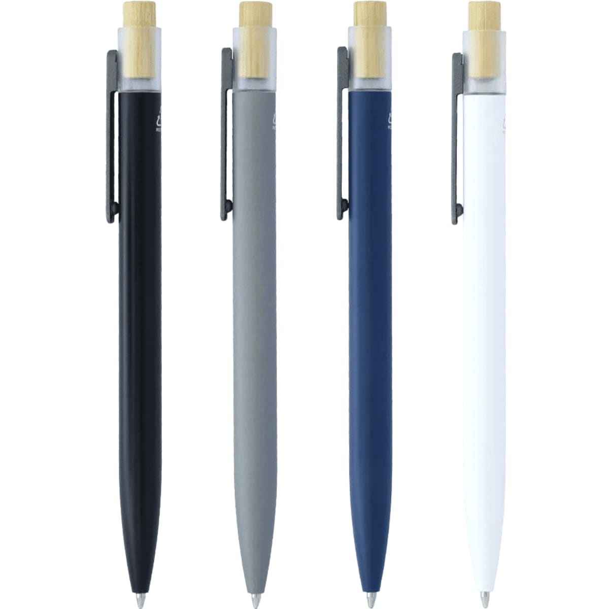 Recycled Aluminium Pen w/ Bamboo Clicker