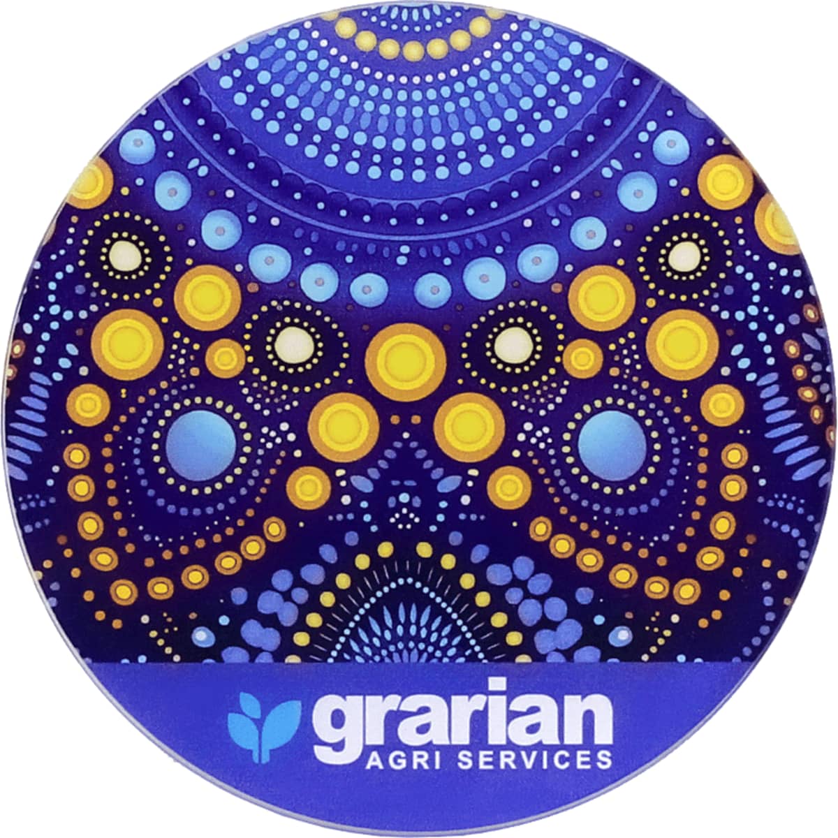 Round Glass Coaster
