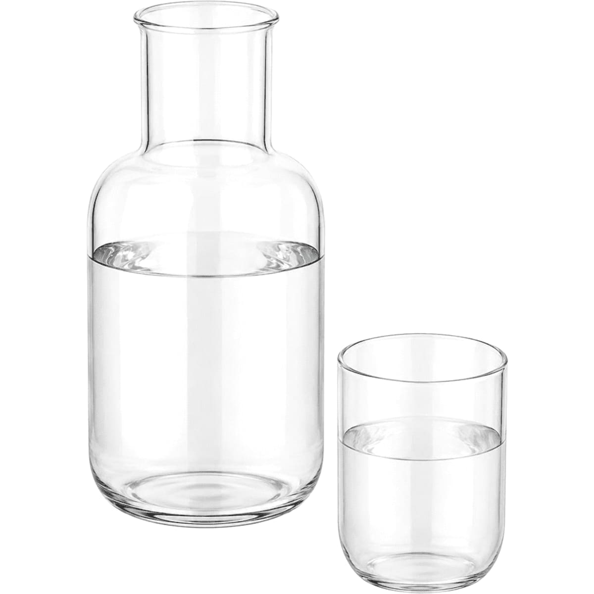 Amelie Glass Carafe & Cup Set 850ml