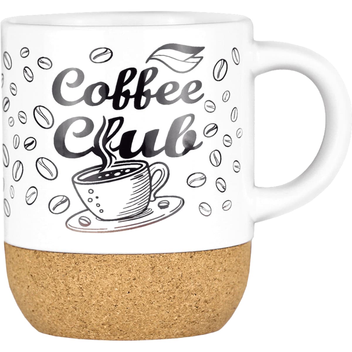 Billie 300ml Sublimation Ceramic Mug w/ Cork Details