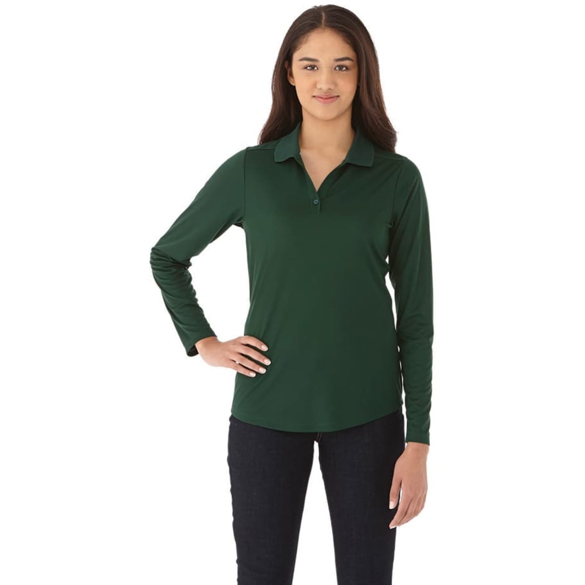 Mori Long Sleeve Polo – Womens