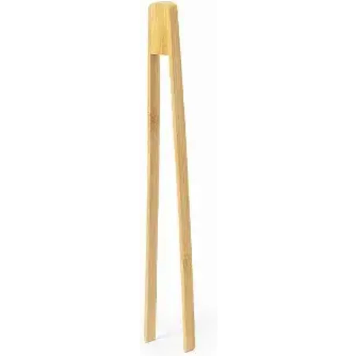 A set of bamboo chopsticks with a smooth, light brown finish and a simple design.