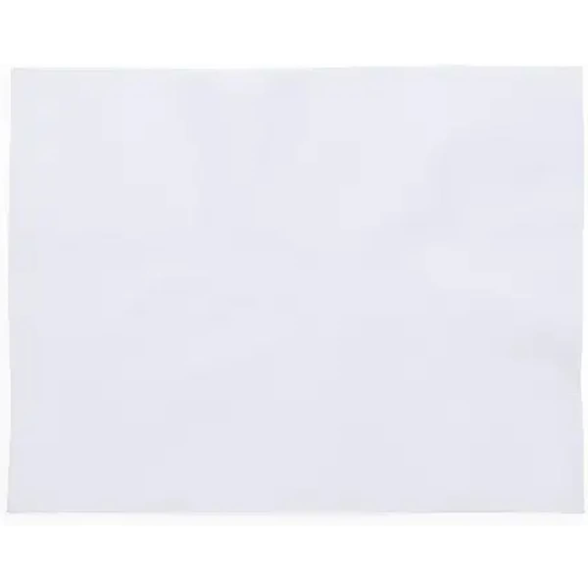 A blank, white rectangular sheet of paper with a smooth surface.