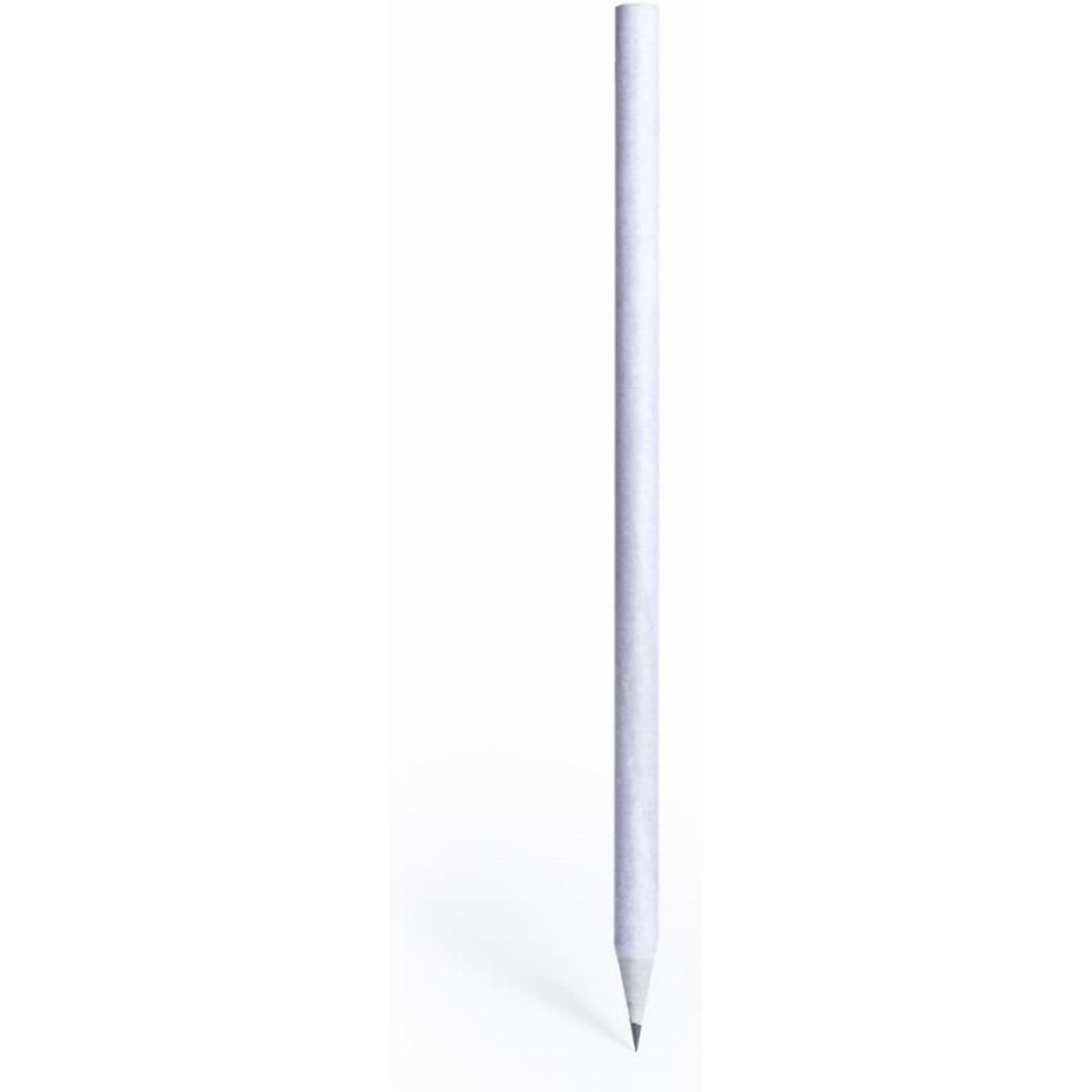 A pencil with a grey, slim design, featuring a sharpened tip for writing or drawing.
