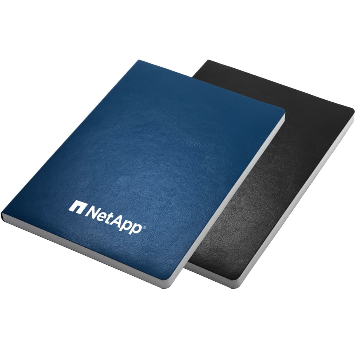 A Zenith A5 notebook set featuring a navy blue and black cover, with branding on the front of the blue notebook.