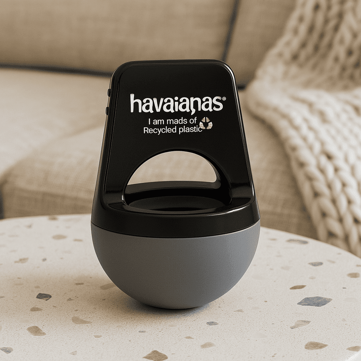 Geo Wireless speaker in Recycled ABS – Silver