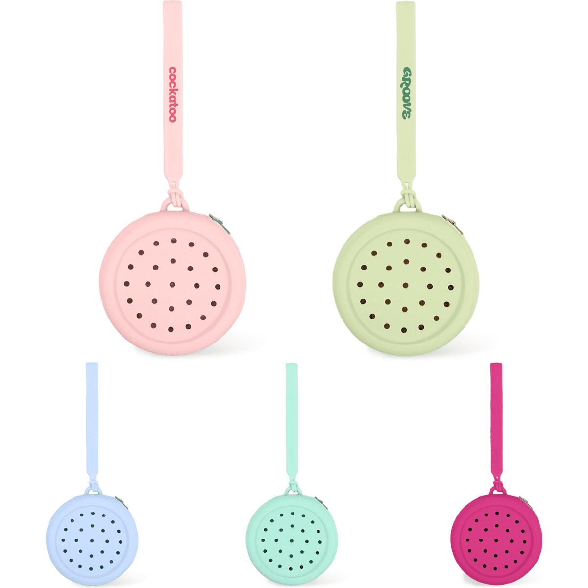 Round Silicone Holes Pouch