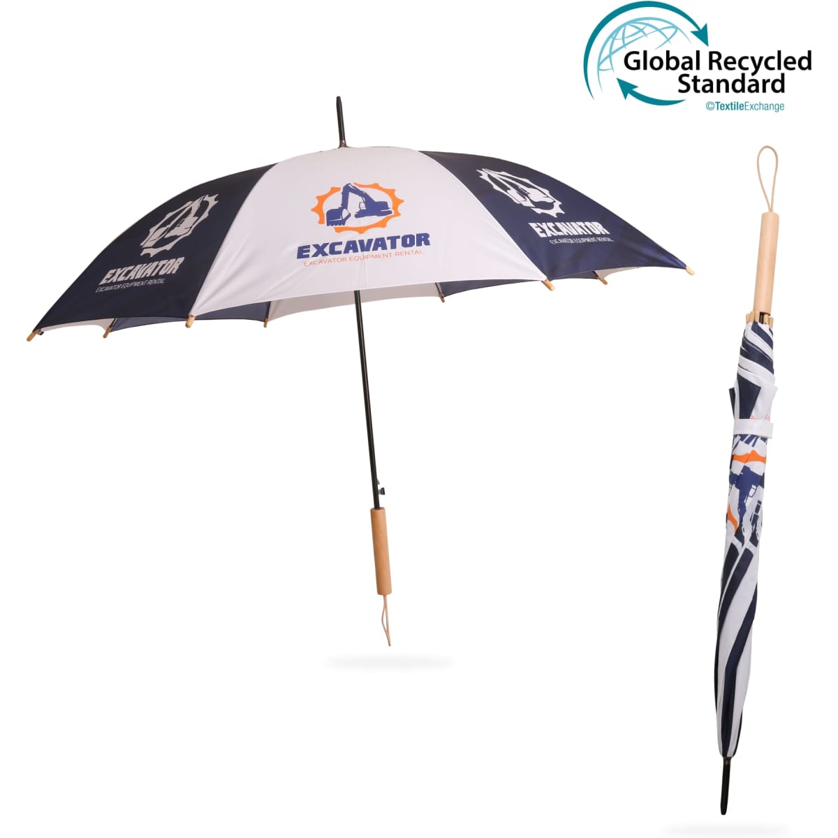 RPET Umbrella with Straight Handle