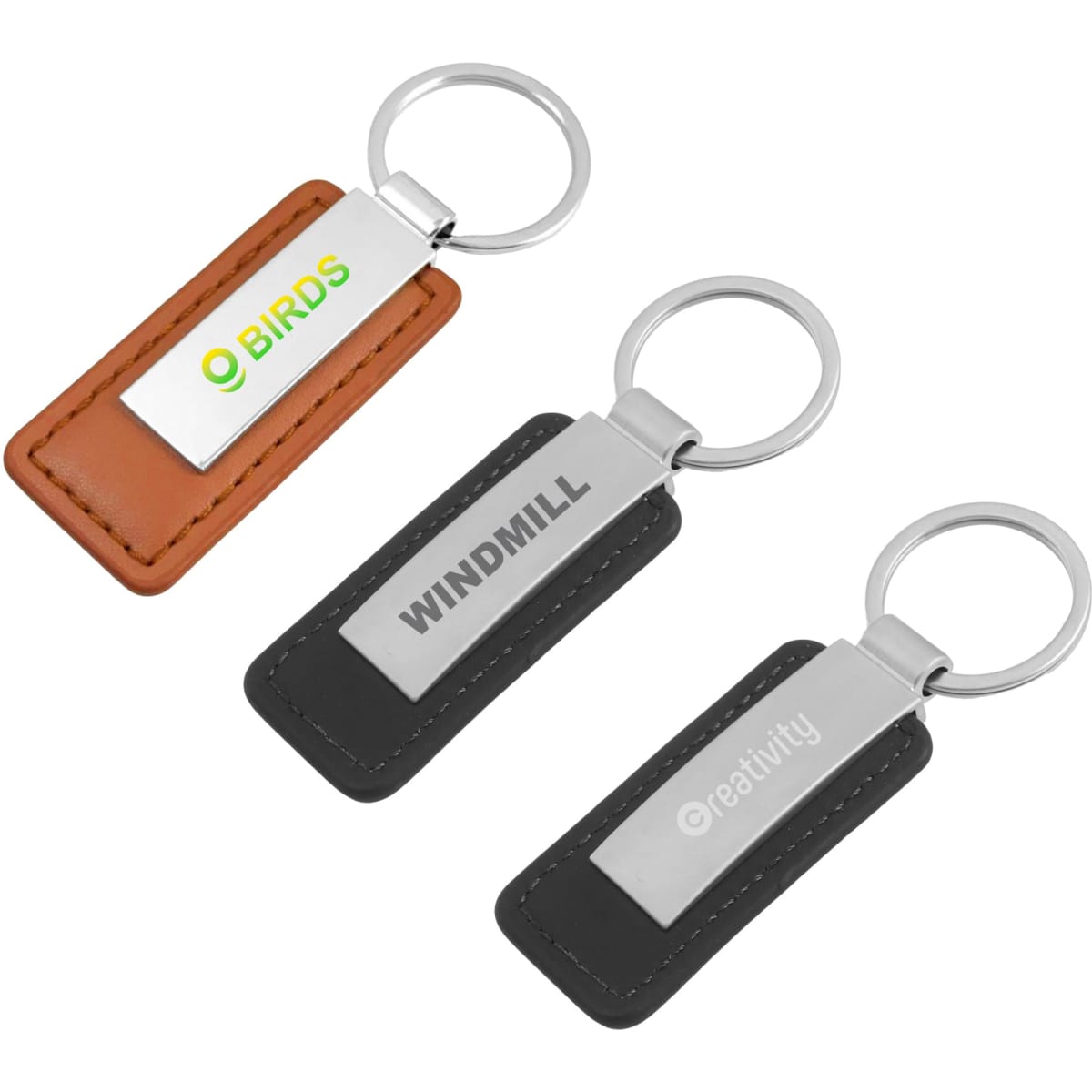 PU Leather Metal Keyring A