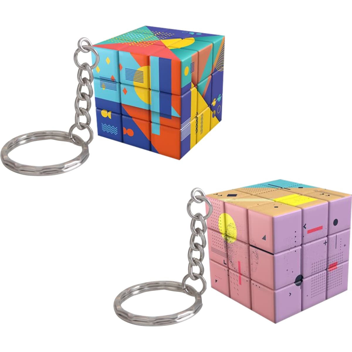 Puzzle Cubes 3×3 Keyrings