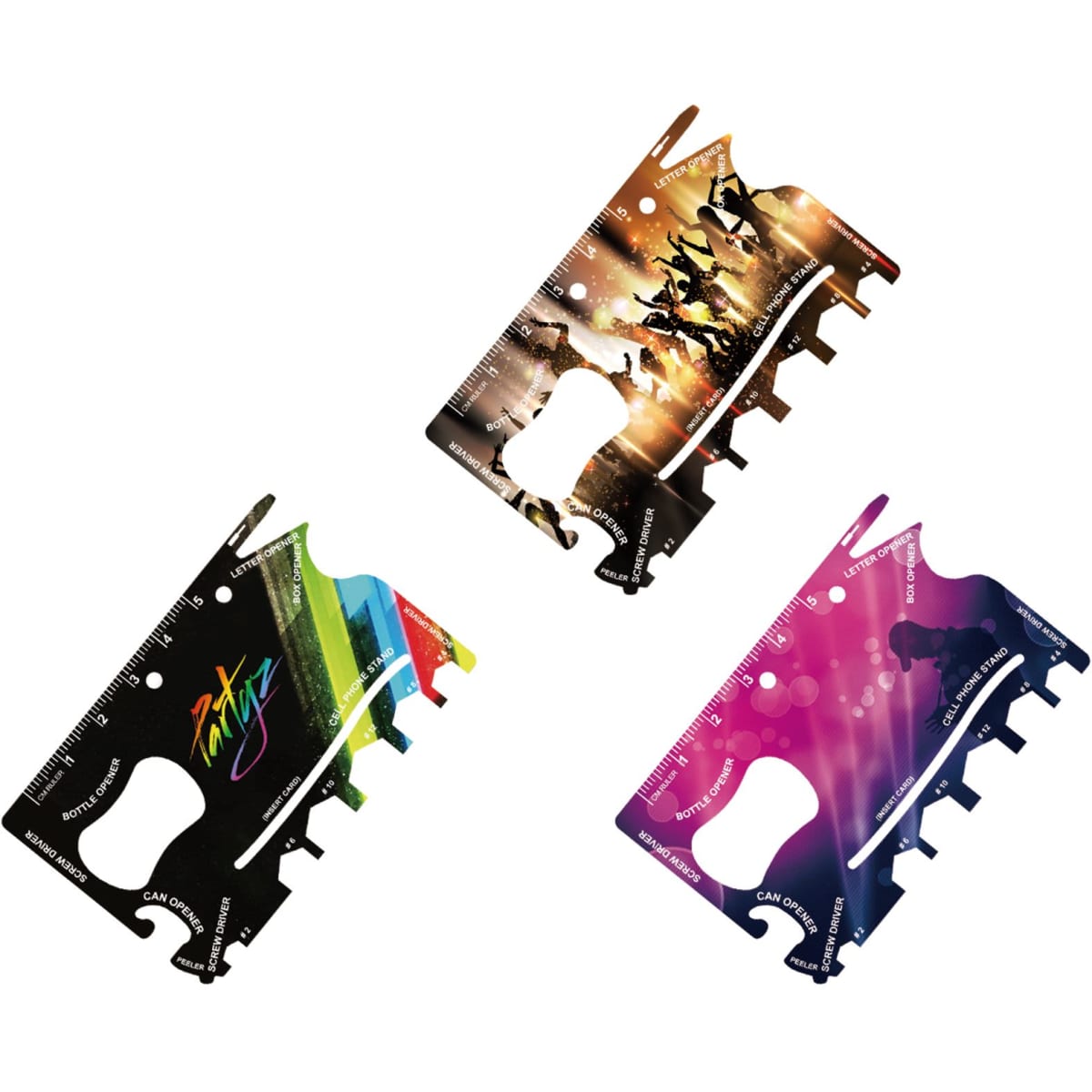 Full color print Card- sized Multi-tool