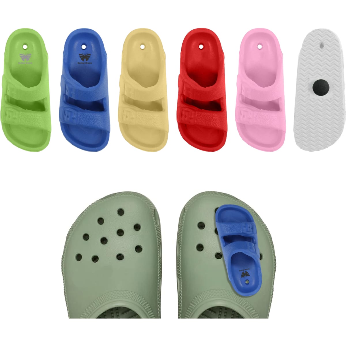 Slides Shape Clog Shoe Charms