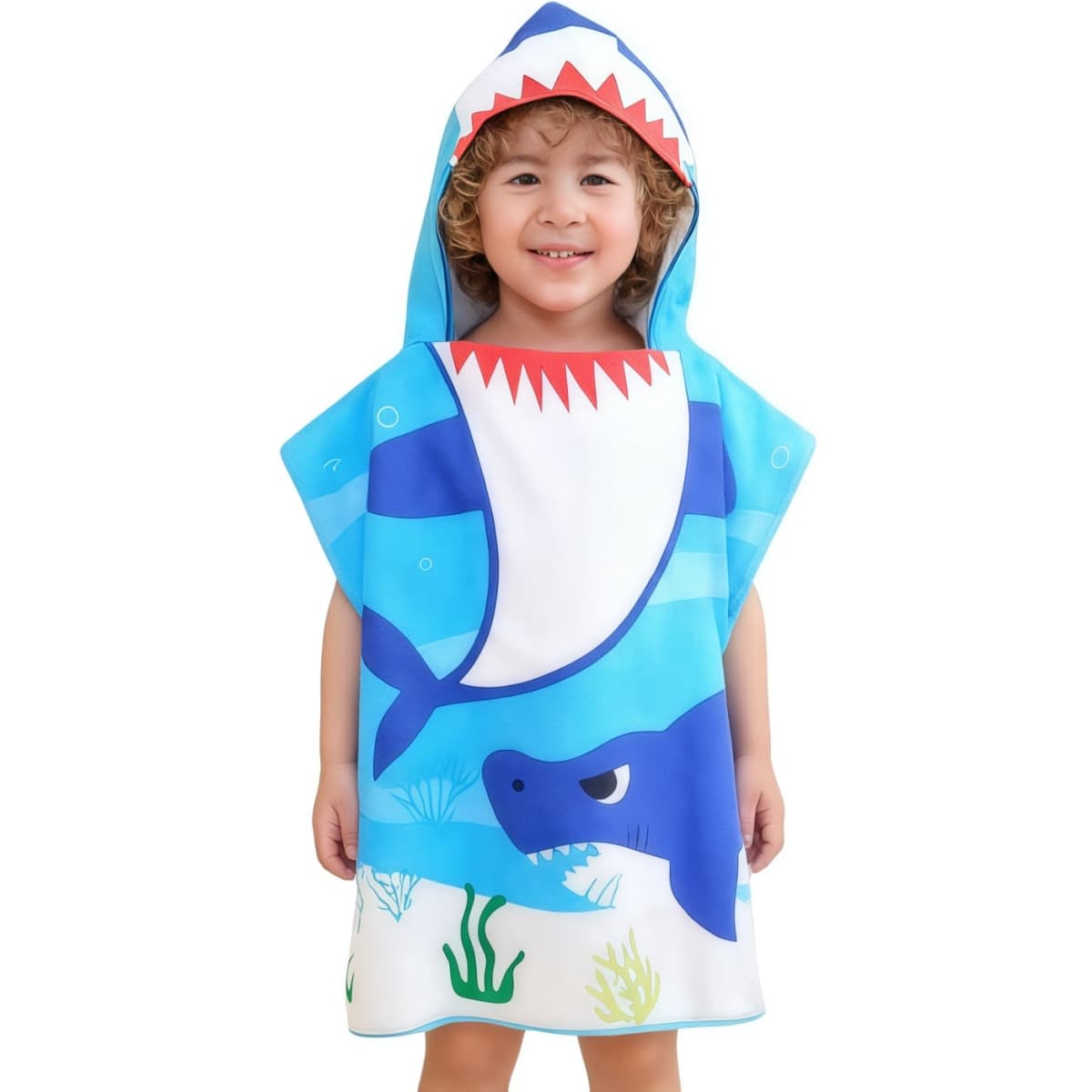 100% Double-Sided Fleece Sublimation Kids Hooded Change Towel