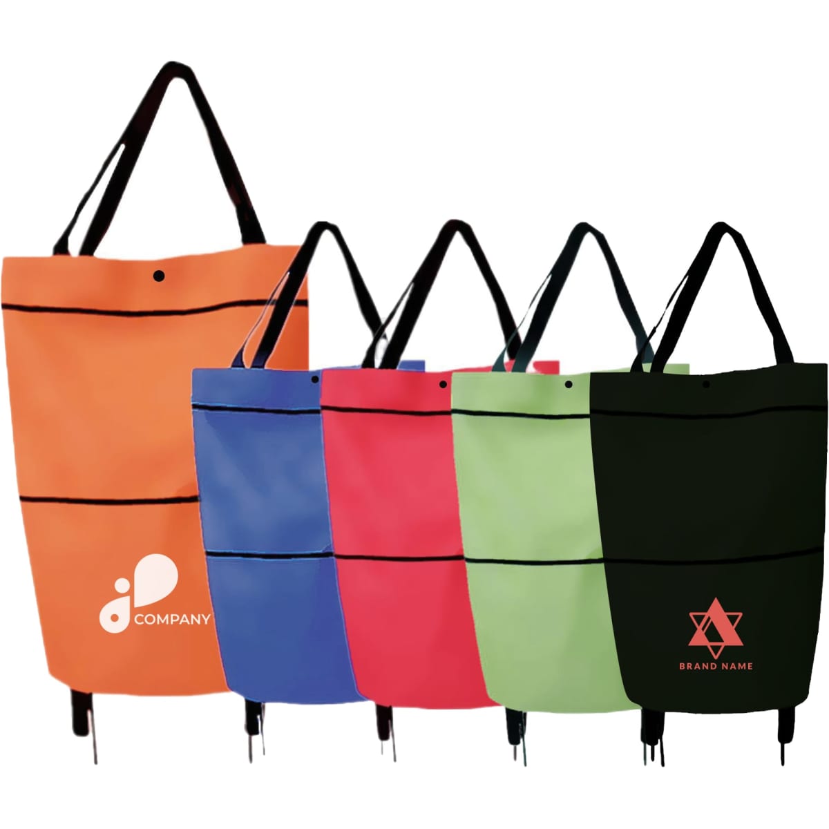2 in 1 Collapsible Shopping Trolley Bag