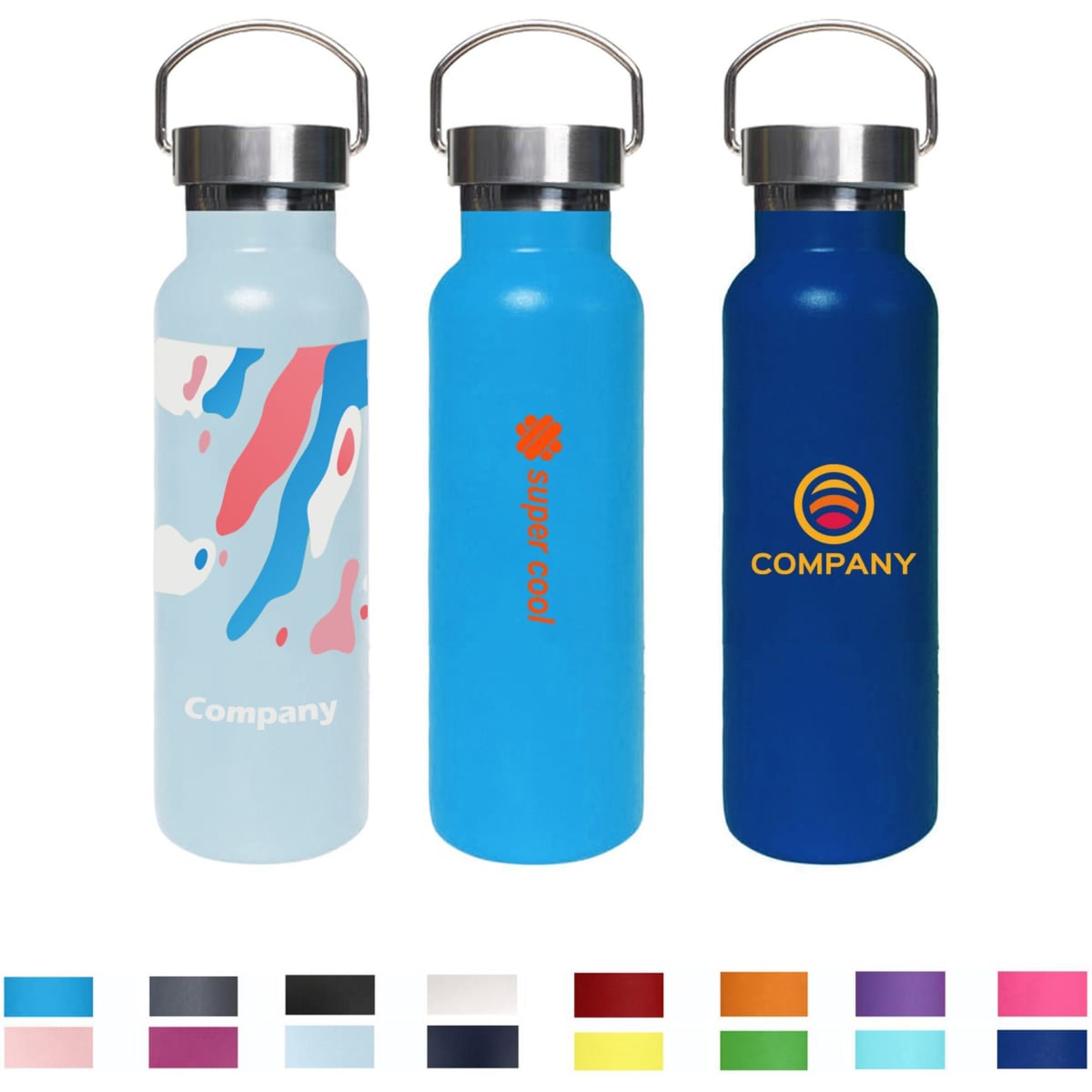 600ml Double Wall Vacuum Bottle with Stainless Steel Lid