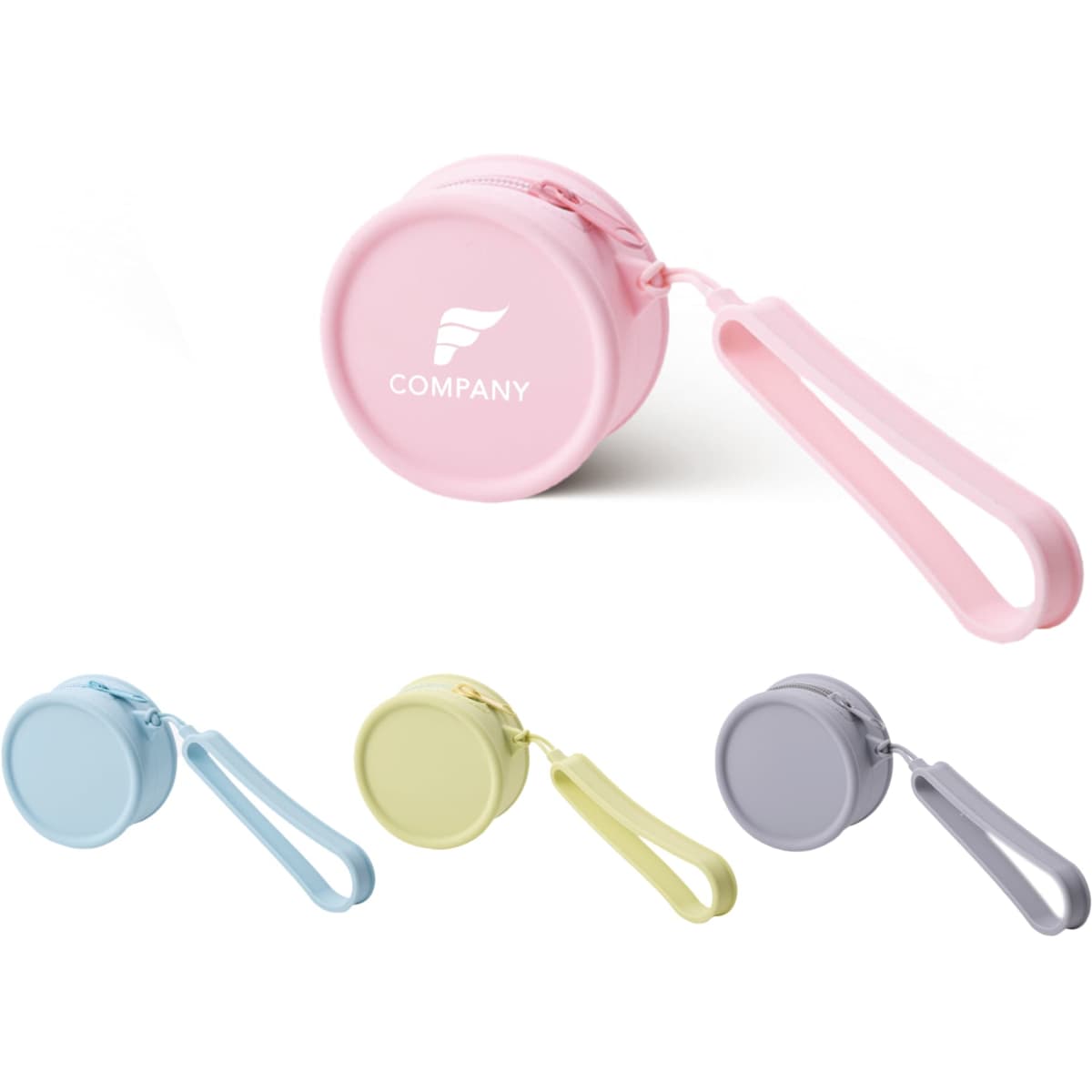 Round Silicone Coin Pouch