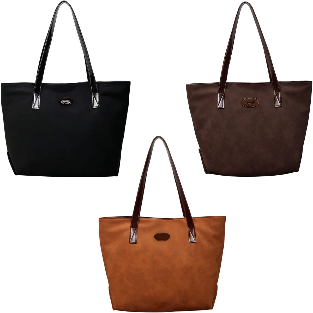 Suede Leather Tote Bag