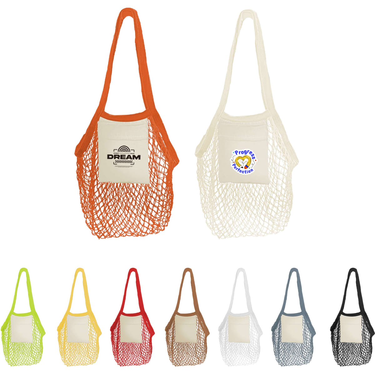 Mesh Foldaway Cotton Tote bag