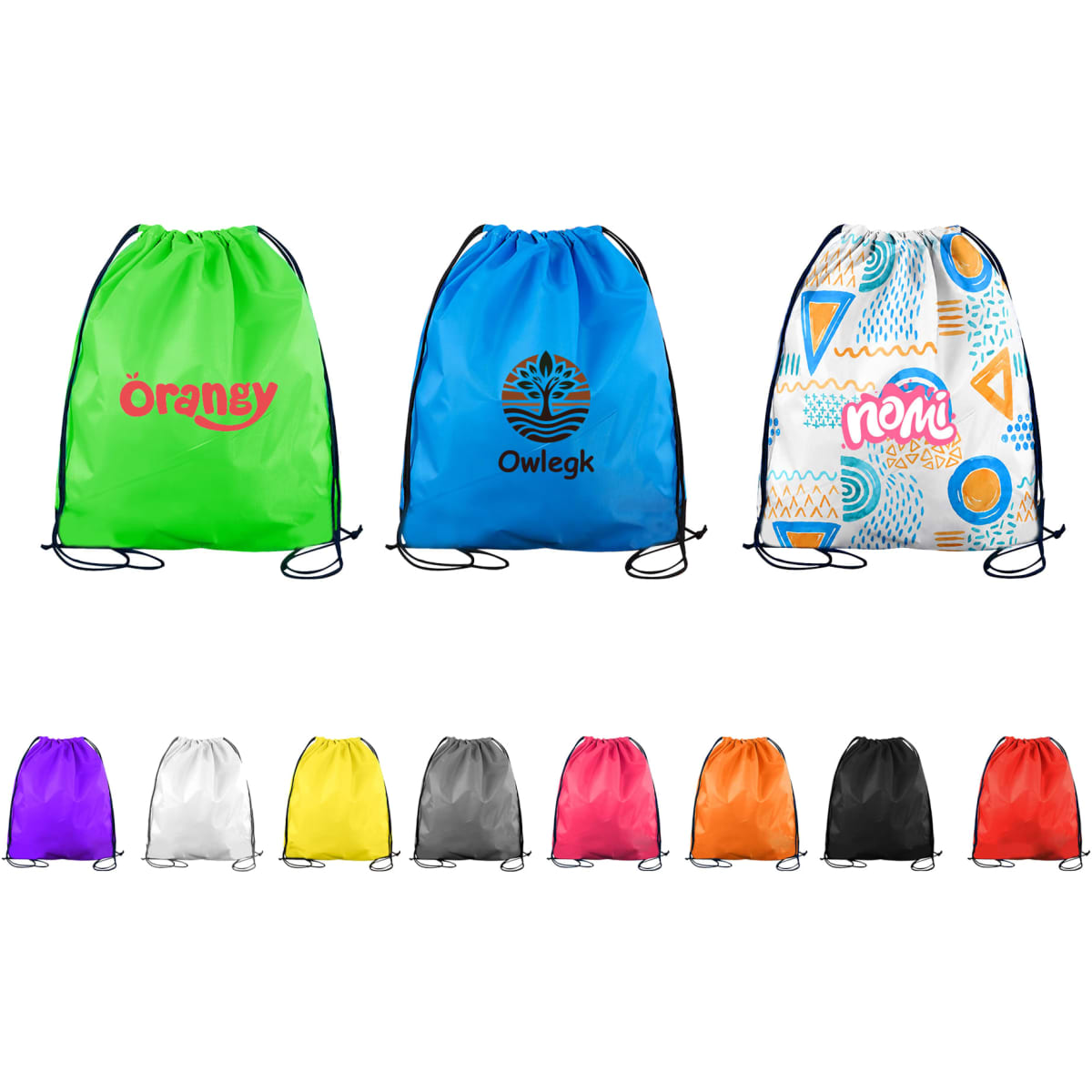 Normal Polyester Drawstring Bag