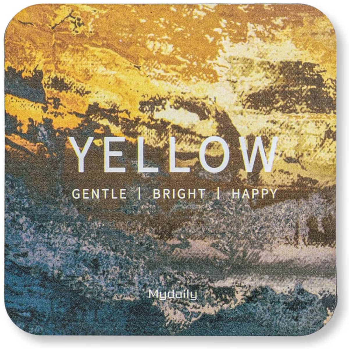 Square Frosted Metal Coaster