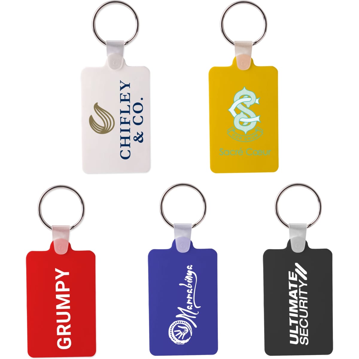 Rectangular Durasoft Keyring
