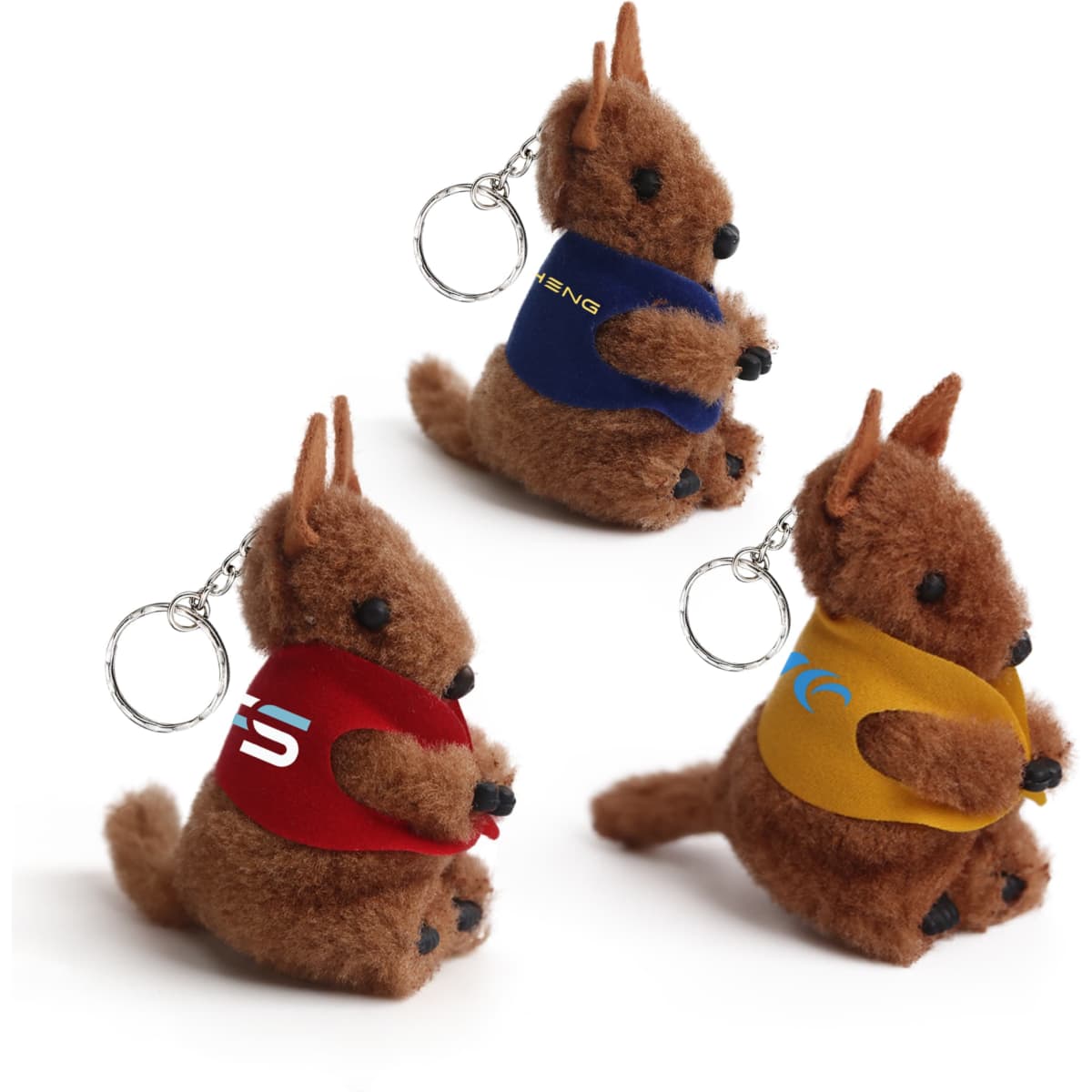 Kangaroo Clip on Stuffed Plush Toy