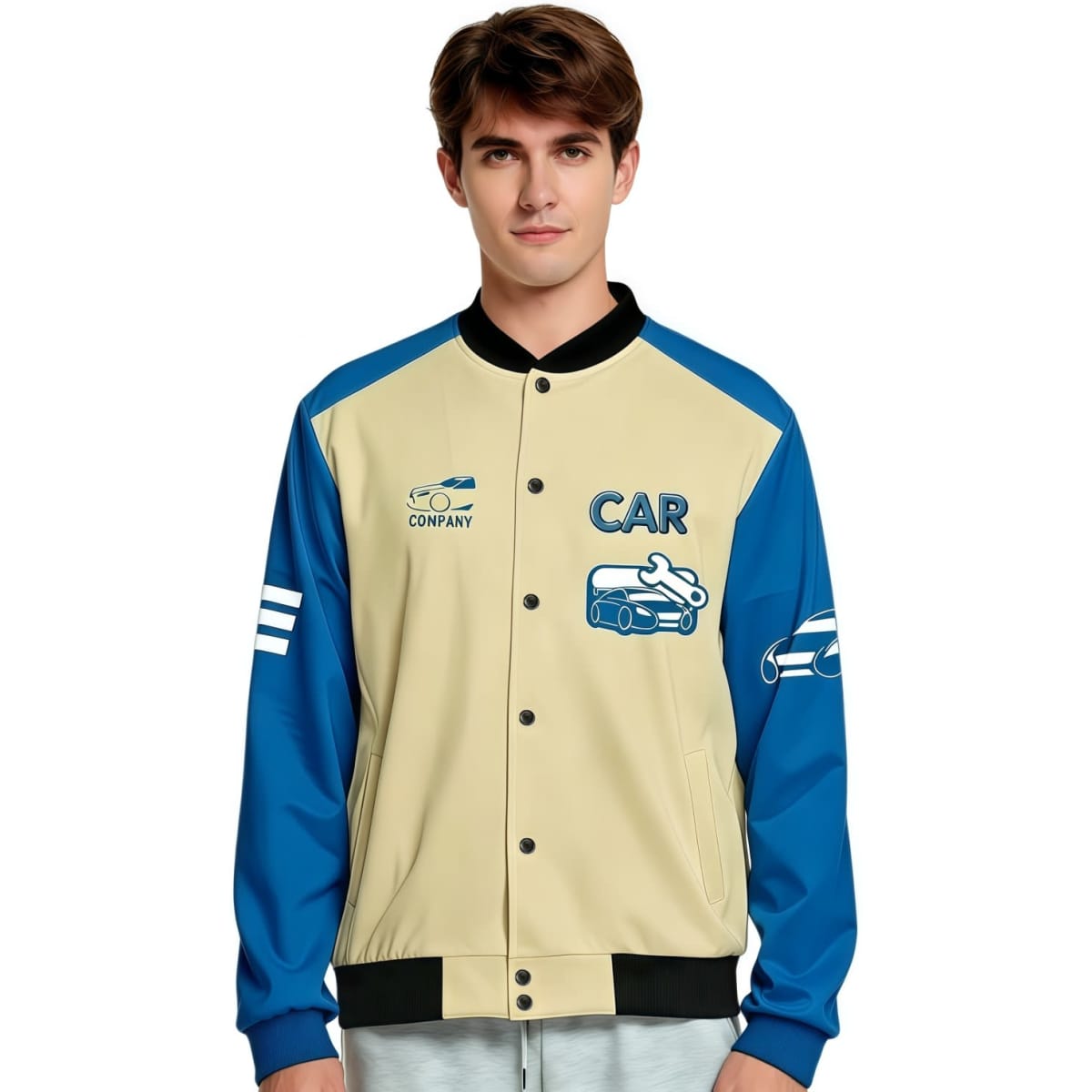 Unisex Polyester Scuba Sublimated Varsity Jacket