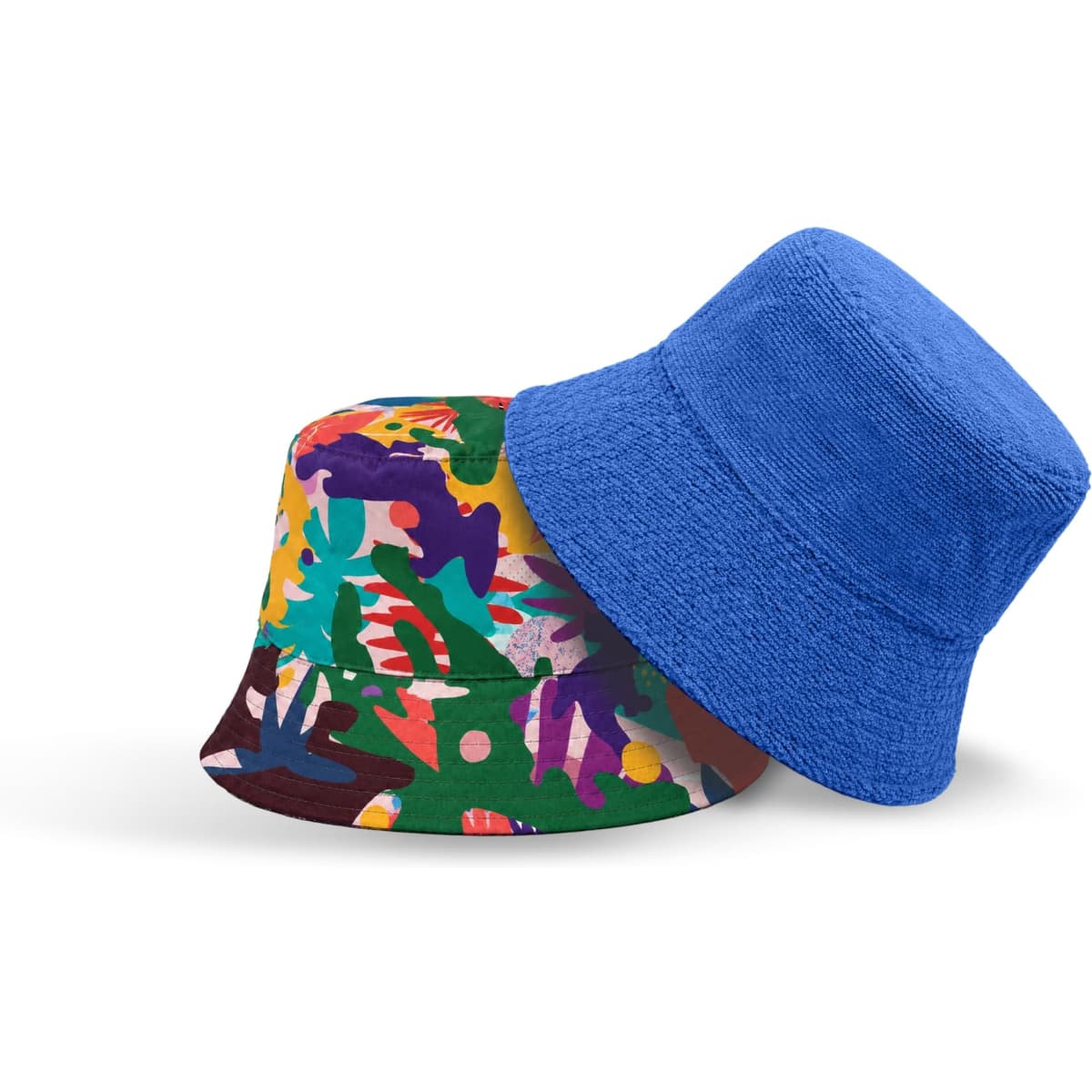 Dual-Material Reversible Bucket Hat