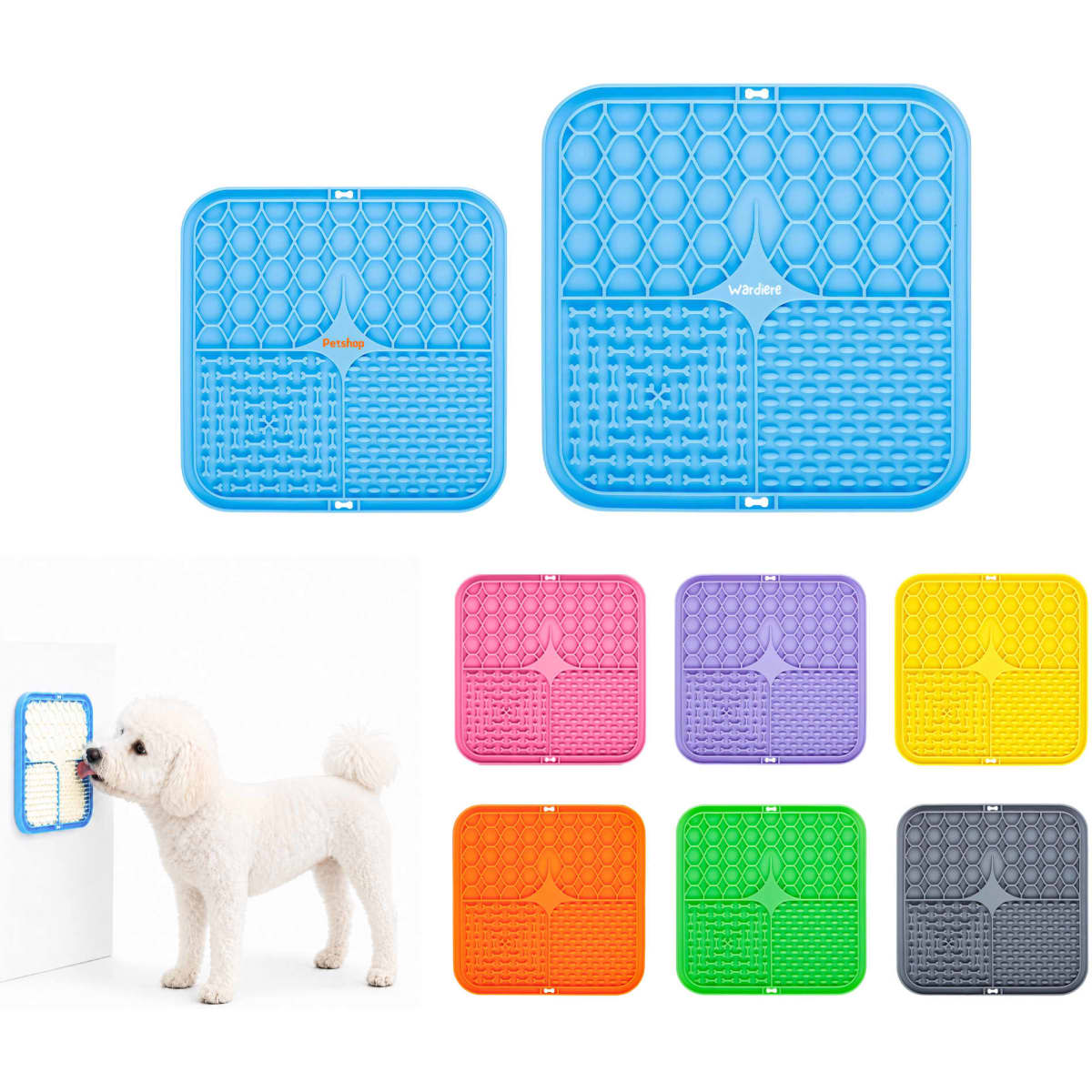 3-Section Dog Enrichment Lick Mat