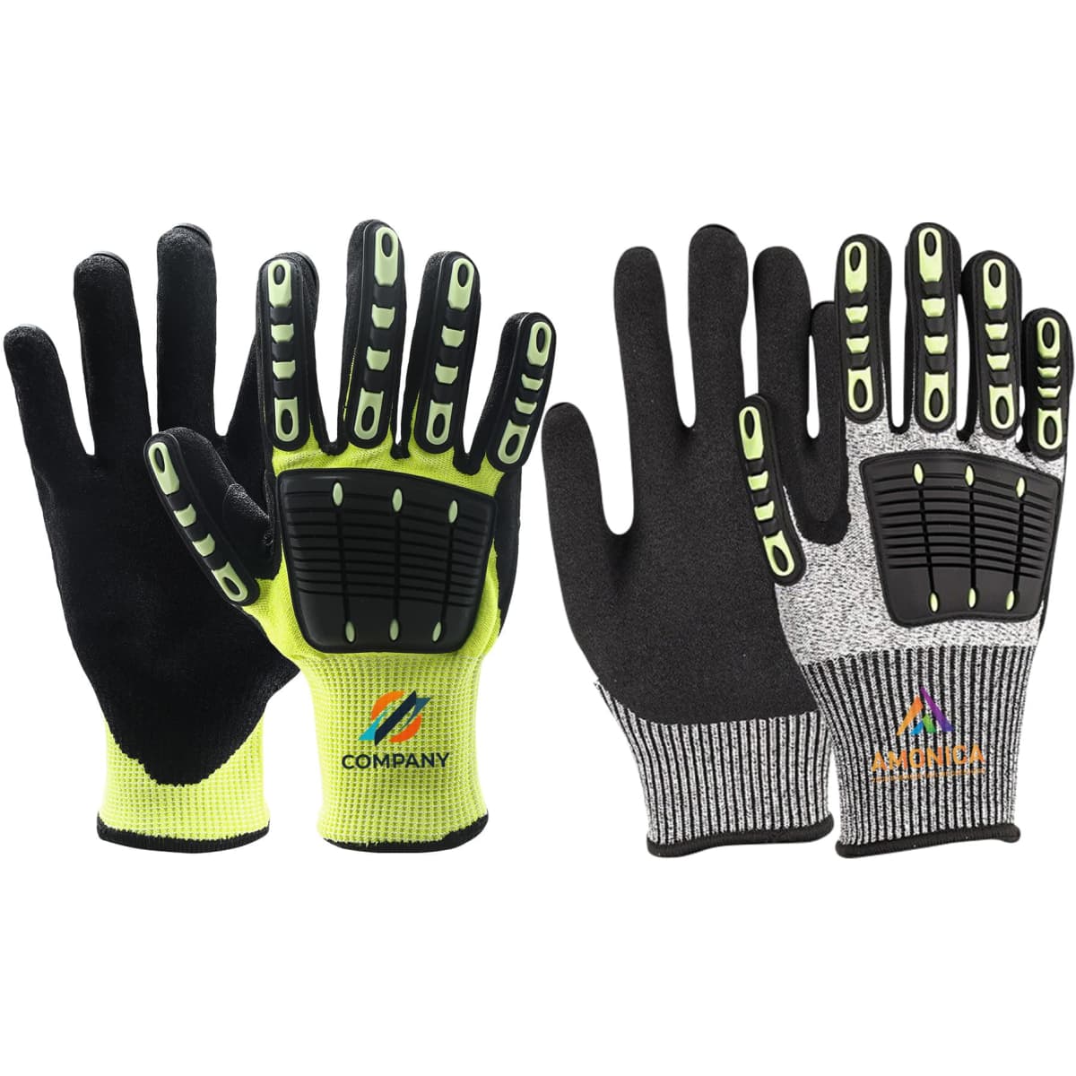 Heavy Duty Safety Work Gloves With Reinforced Thumb Web