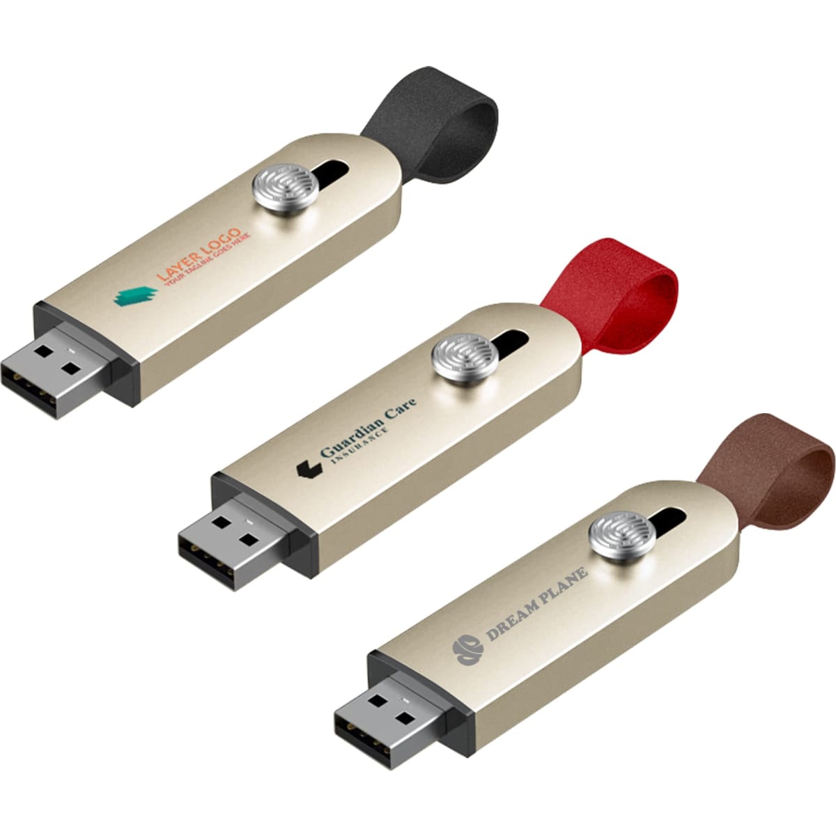 Sliding Metal Flash Drive
