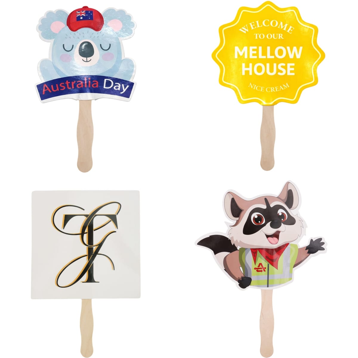 Custom Shape Paper Hand Fan