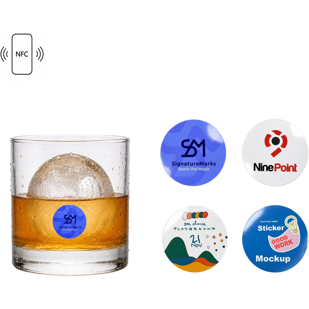 NFC Custom PET Stickers