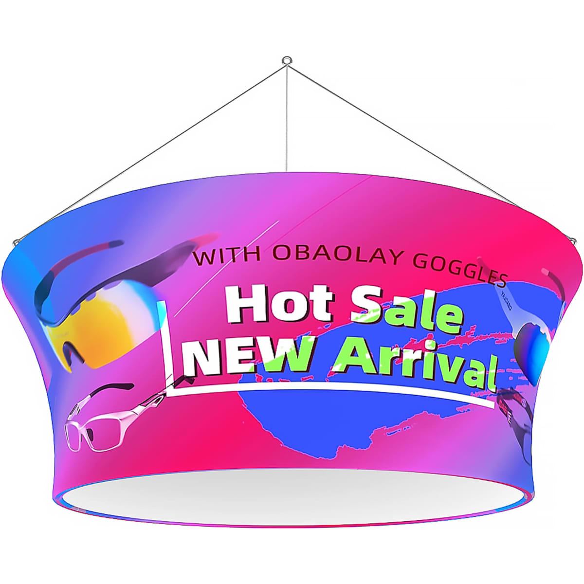 Sky Tube Circle Hanging Banner