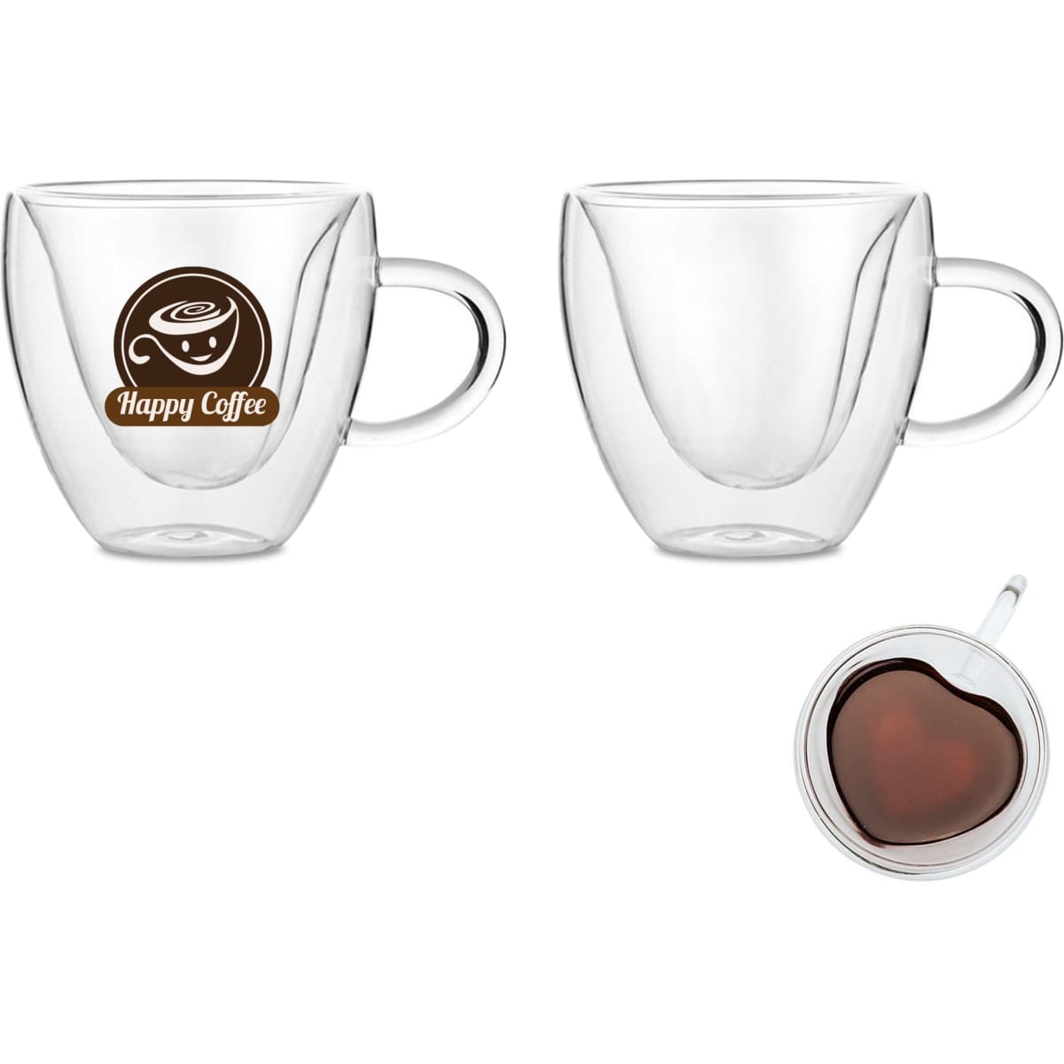Heart Double Wall Mug