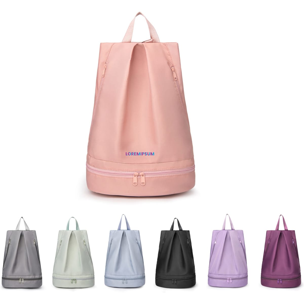 Wet And Dry Separation Backpack With Handle